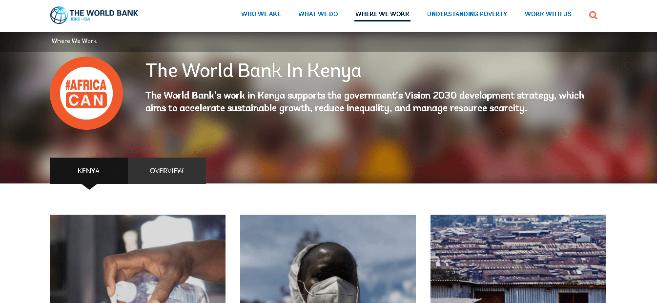Here is how to contact the World Bank office in Kenya