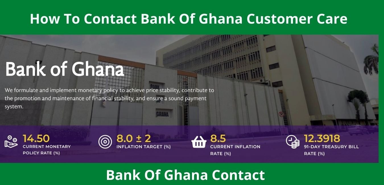 How To Contact Bank Of Ghana Customer Care