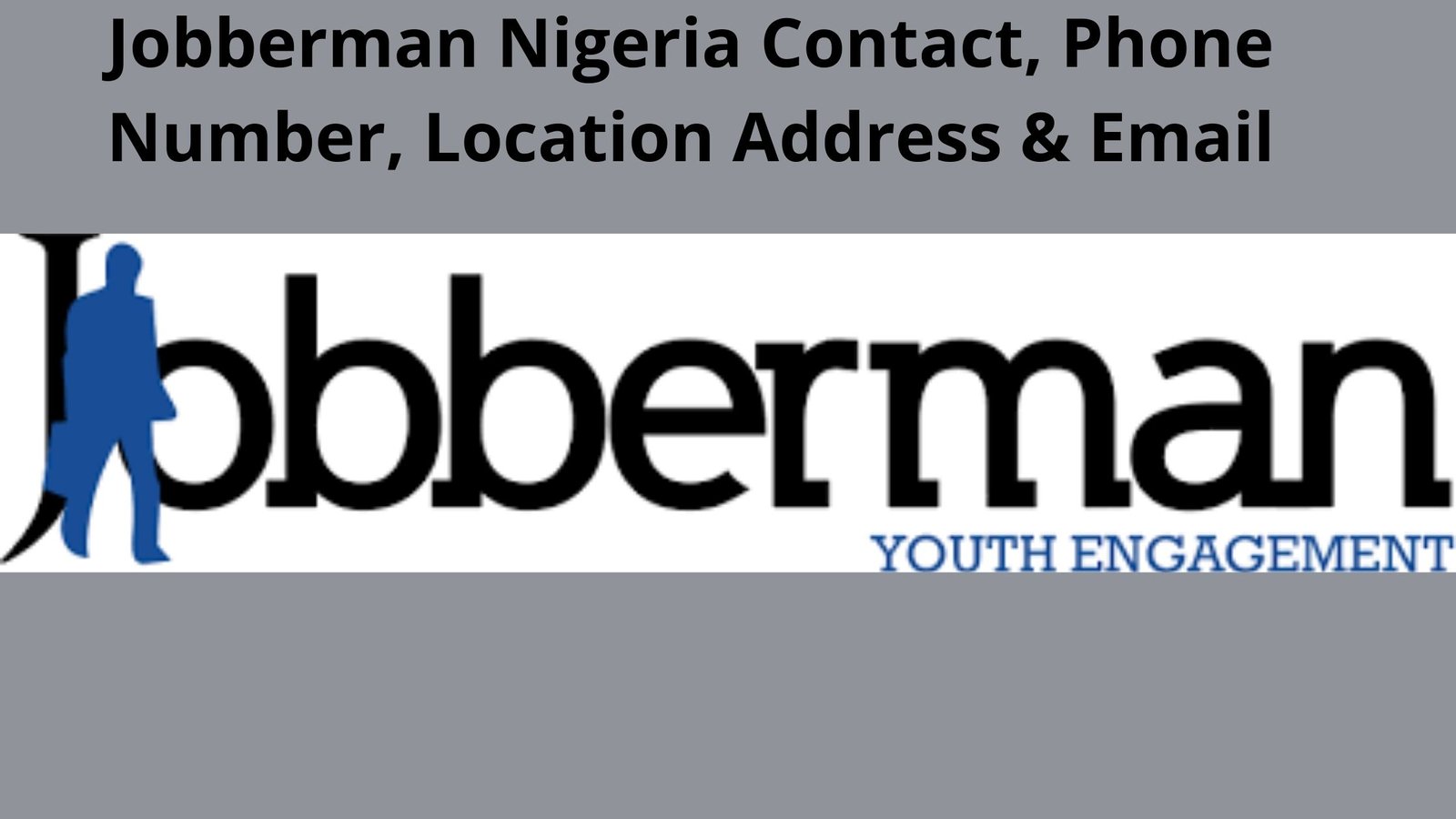 Jobberman Nigeria Contact