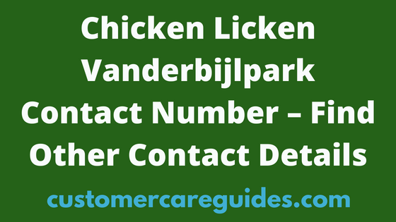 Chicken Licken Vanderbijlpark Contact Details